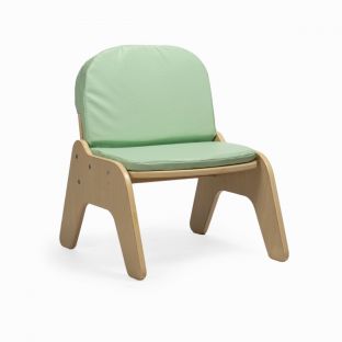 Kids' Cushioned Single Bench in Mint