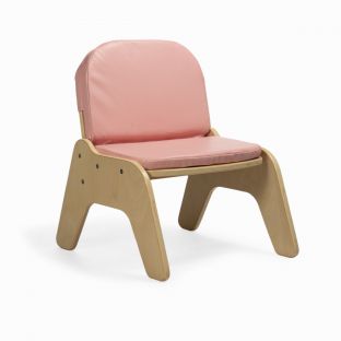 Kids' Cushioned Single Bench in Pink