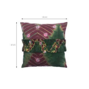 Lush Greenery Tie and Dye Small Pillow Cover