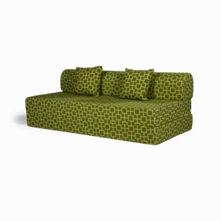 Neo Green Sofa Bed Queen (Eula Fabric)