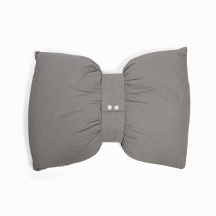 Bow Pillow-Grey