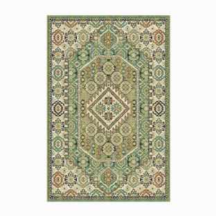 Pezi Green Rectangular Carpet Rug