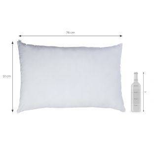 Pungan White Bed Pillow-L