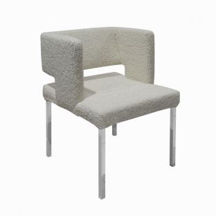 Raffia Dining Chair White