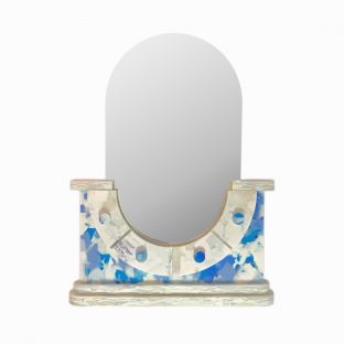Reflector Retablos Series Blue Marble Stand Mirror