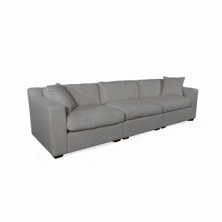 Serenity 3-Seater Sofa in Raleigh Fog Grey