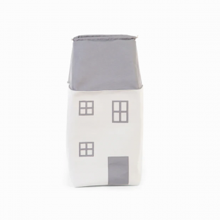 House Toy Box, Grey Offwhite