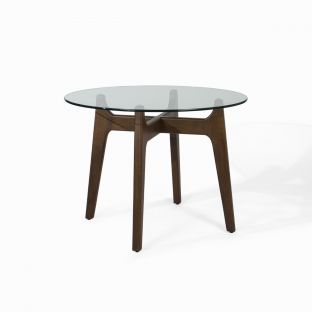 Tricia Glass Top Dining Table