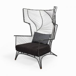 Twilight Metal and Fabric Chair