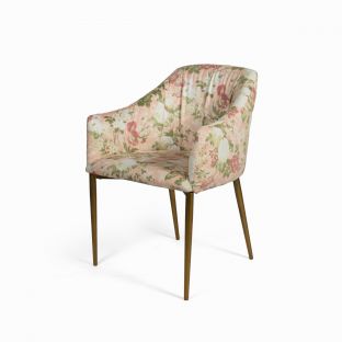 Upcycled Light Pink Accent/Vanity Chair