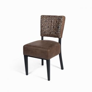 Upcycled Brown Accent/Dining Chair