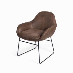Upcycled Wing Brown Chair
