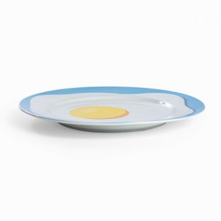 Seletti Studio Job Blow Porcelain Egg Dinner Plate