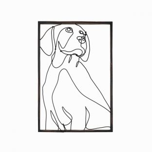 Doggo Portrait 0.1 Wire Art