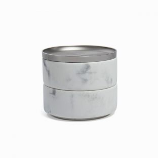 Umbra White/Nickel Tesora Box 