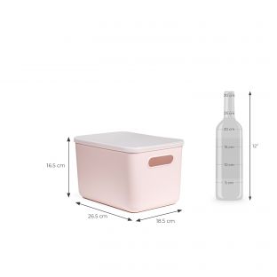 Shimoyama Pink Storage with Handle-S