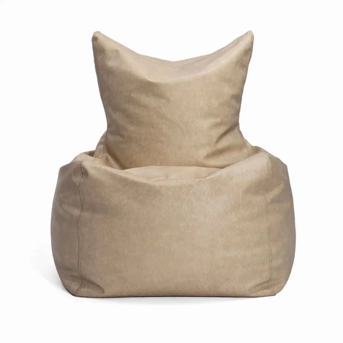 Bean bag with backrest clearance