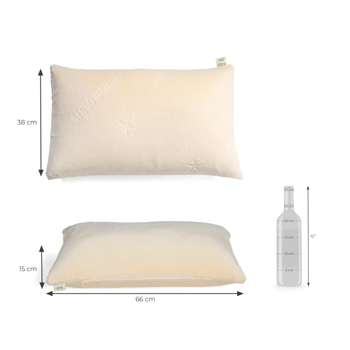 Senso memory pillow top